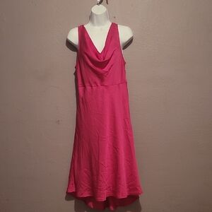 Old Navy Vibrant Pink Midi Dress